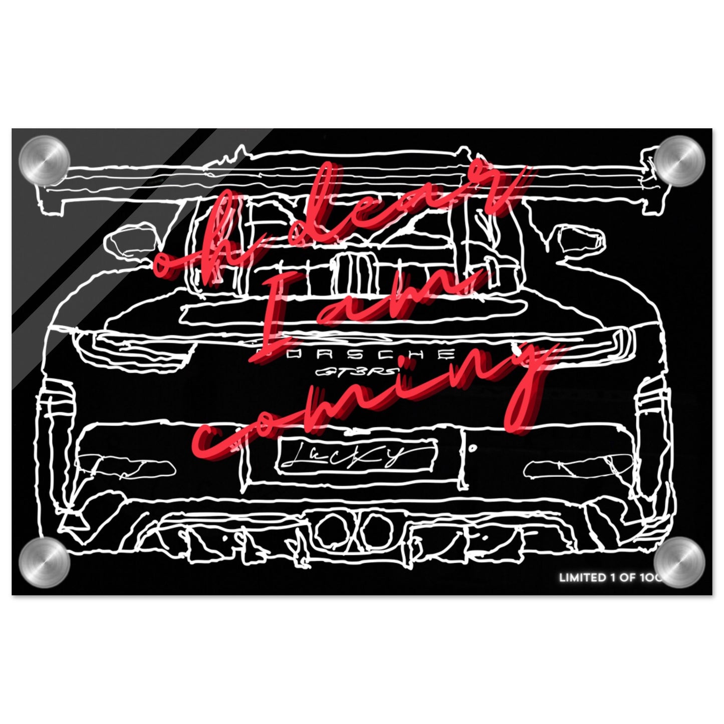 Limited Edition 1 of 100 "Oh dear I am coming"