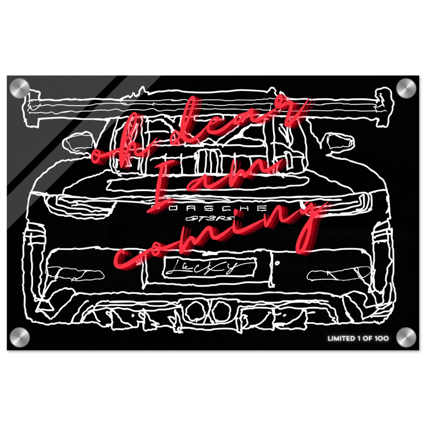 Limited Edition 1 of 100 "Oh dear I am coming"