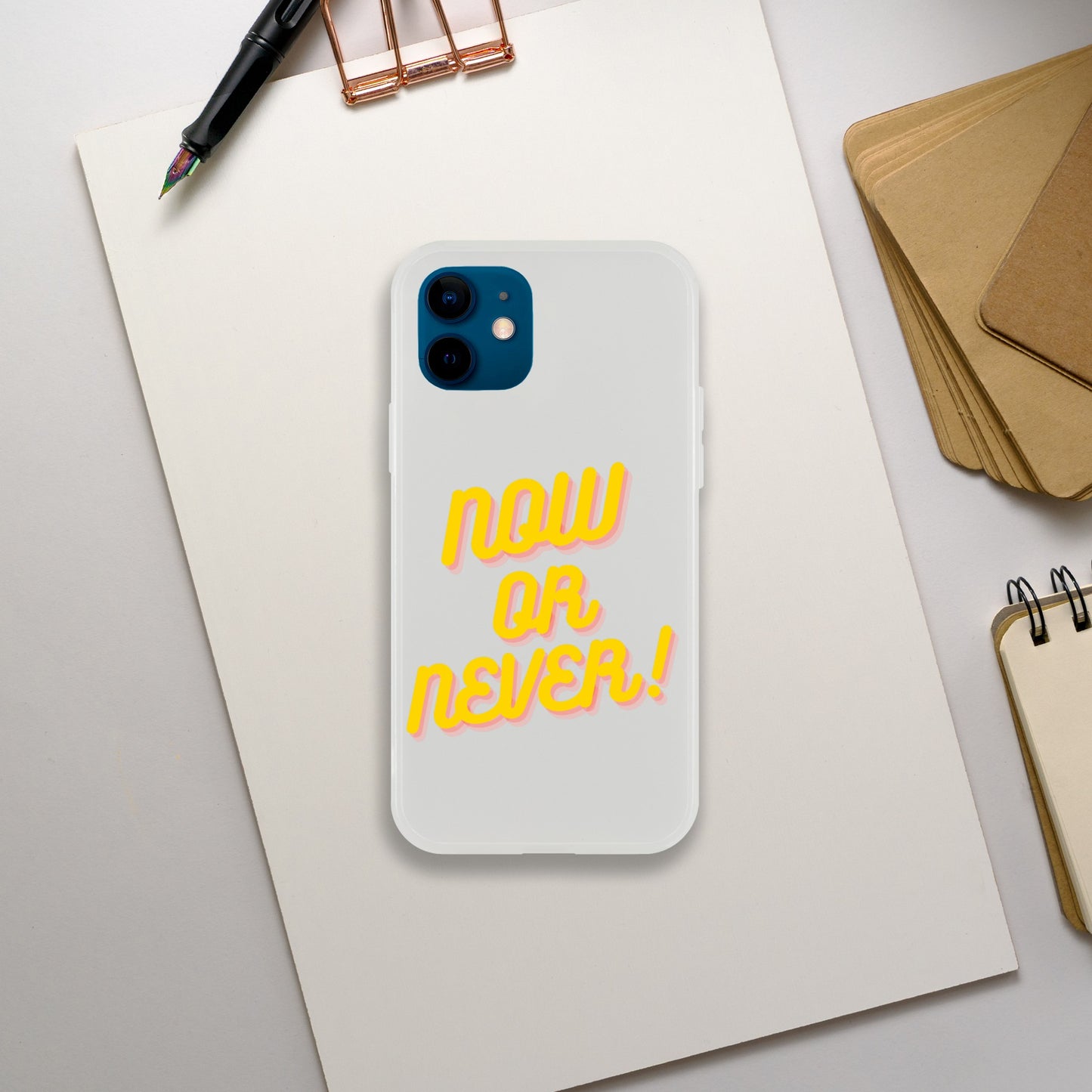 NOW OR NEVER IPHONE CASE