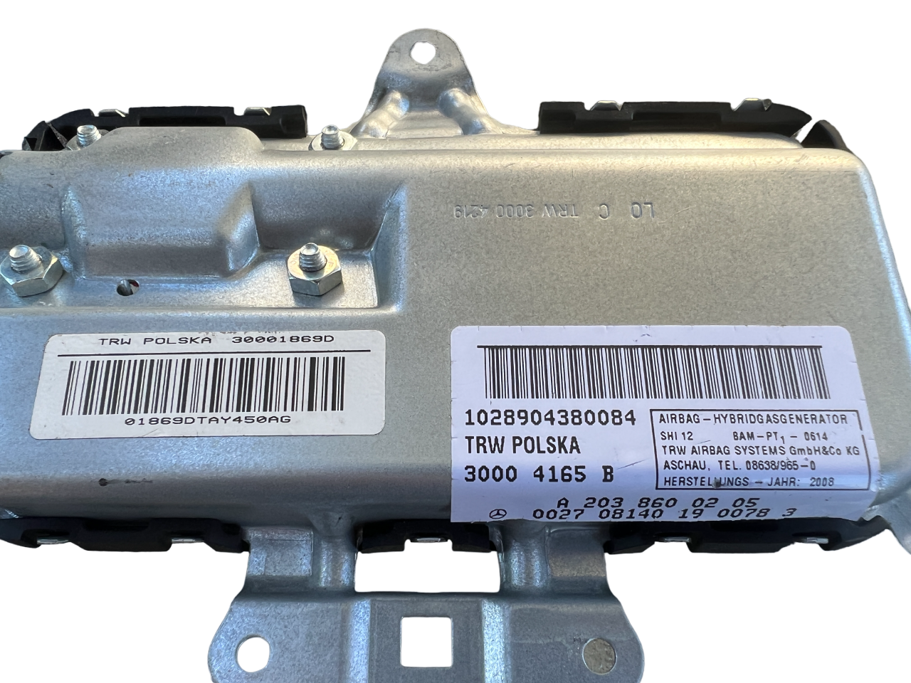 Airbag de porte arrière droite Mercedes Benz