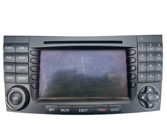 Mercedes Benz Command Headunit Screan